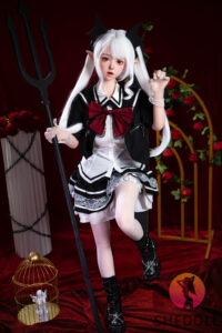 Duo Duo 2.0 – Hybrid 148cm 58.27 D-CUP 26kg 57.32lbs Sex Doll Big Booty Anime Japanese Sex Doll SHE-M148-0050 3
