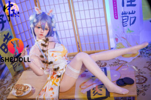 Duo Duo – Hybrid 148cm 58.27 D-CUP 26kg 57.32lbs Sex Doll Big Booty Anime Japanese Sex Doll SHE-M148-0063 10