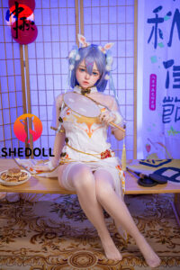 Duo Duo – Hybrid 148cm 58.27 D-CUP 26kg 57.32lbs Sex Doll Big Booty Anime Japanese Sex Doll SHE-M148-0063 4