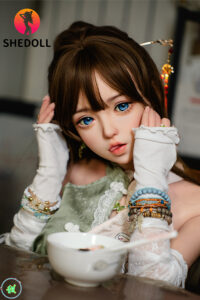 Duo Duo – Silicone 148cm 58.27 D-CUP 34kg 74.96lbs Sex Doll Big Booty Anime Japanese Sex Doll SHE-S148-0114 2