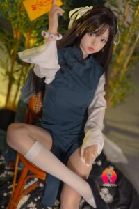 Duoduo – Silicone 148cm 58.27 D-CUP 34kg 74.96lbs Sex Doll Big Booty Cute Chinese Sex Doll SHE-S148-0009 13
