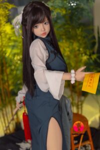 Duoduo – Silicone 148cm 58.27 D-CUP 34kg 74.96lbs Sex Doll Big Booty Cute Chinese Sex Doll SHE-S148-0009 15