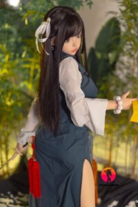 Duoduo – Silicone 148cm 58.27 D-CUP 34kg 74.96lbs Sex Doll Big Booty Cute Chinese Sex Doll SHE-S148-0009 16