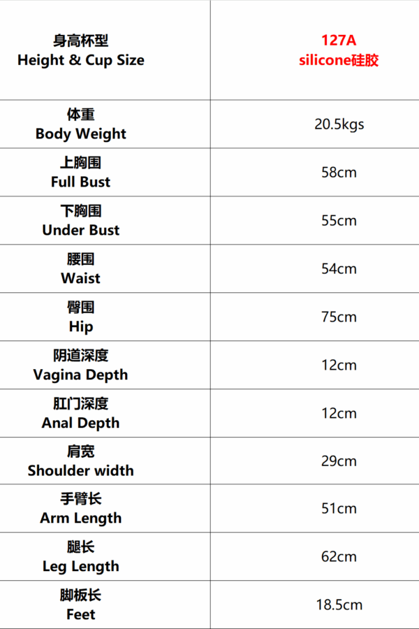 Eimi - Silicone 160cm/62.99" F-CUP 31kg/68.34lbs Sex Doll