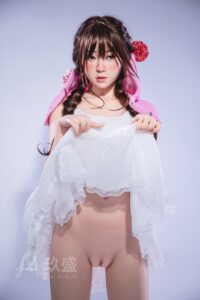 Enya – Silicone 150cm 59.06 A-CUP 26kg 57.32lbs Sex Doll Small Breast Anime Japanese Sex Doll JSD-M150-0050 30