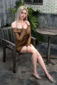 GE41_1 – Silicone 175cm 68.9 E-CUP 42kg 92.59lbs Sex Doll Big Boobs Cute Sex Doll ZLX-S175-0016 2
