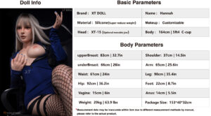 Hannah – Silicone 164cm 64.57 D-CUP 28kg 61.73lbs Sex Doll Big Boobs Anime Japanese Sex Doll XTD-S164-0009 23