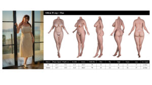 Hao – Silicone 168cm 66.14 F-CUP 62kg 136.69lbs Sex Doll BBW Cute Asian Sex Doll STP-S168-0036 9