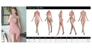 Hedy – Silicone 173cm 68.11 E-CUP 36.2kg 79.81lbs Sex Doll Big Booty Cute Sex Doll STP-S174-0033 32