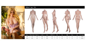Iris – Silicone 169cm 66.54 D-CUP 50kg 110.23lbs Sex Doll BBW Cute Sex Doll STP-S169-0035 24