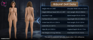 Iris – TPE 162cm 63.78 E-CUP 37kg 81.57lbs Sex Doll Big Booty Cute Sex Doll FWD-T162-0028 22