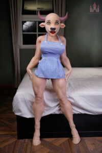 J – Hybrid 141cm 55.51 H-CUP 36kg 79.37lbs Sex Doll Big Boobs Cosplay Sex Doll WWD-M141-0155 2