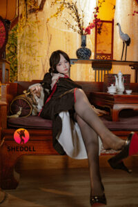 Jiangxiaoli – Silicone 156cm 61.42 E-CUP 42kg 92.59lbs Sex Doll Big Booty Cosplay Chinese Sex Doll SHE-S156-0170 2