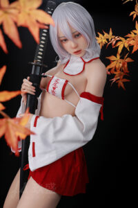 Kaiya – Silicone 156cm 61.42 C-CUP 26kg 57.32lbs Sex Doll Big Booty Anime Japanese Sex Doll JSD-S156-0024 4