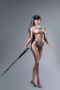 Lady – Silicone 170cm 66.93 C-CUP 31.5kg 69.45lbs Sex Doll Big Booty Anime Japanese Sex Doll GLD-S170-0018 4