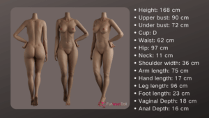 Lexie – Silicone 168cm 66.14 E-CUP 43kg 94.8lbs Sex Doll Big Booty Cosplay Sex Doll FWD-S168-0024 32