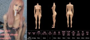 Lisa – Silicone 168cm 66.14 C-CUP 33.3kg 73.41lbs Sex Doll Big Booty Anime Asian Sex Doll JSD-S168-0003 36
