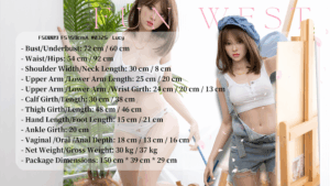 Lucy – Silicone 159cm 62.6 B-CUP 34kg 74.96lbs Sex Doll Big Booty Anime Japanese Sex Doll FWD-S159-0014 42