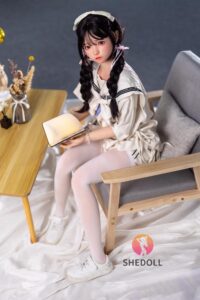 Luoxiaoyi – Silicone 148cm 58.27 D-CUP 34kg 74.96lbs Sex Doll Big Booty Anime Japanese Sex Doll SHE-S148-0002 10