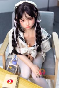 Luoxiaoyi – Silicone 148cm 58.27 D-CUP 34kg 74.96lbs Sex Doll Big Booty Anime Japanese Sex Doll SHE-S148-0002 12