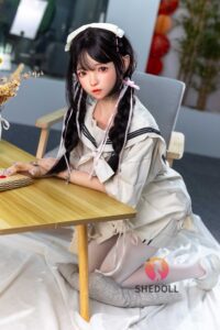 Luoxiaoyi – Silicone 148cm 58.27 D-CUP 34kg 74.96lbs Sex Doll Big Booty Anime Japanese Sex Doll SHE-S148-0002 14