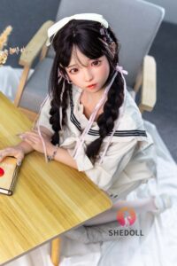 Luoxiaoyi – Silicone 148cm 58.27 D-CUP 34kg 74.96lbs Sex Doll Big Booty Anime Japanese Sex Doll SHE-S148-0002 15