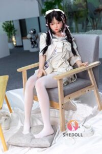 Luoxiaoyi – Silicone 148cm 58.27 D-CUP 34kg 74.96lbs Sex Doll Big Booty Anime Japanese Sex Doll SHE-S148-0002 16
