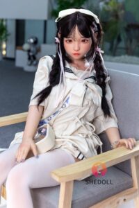 Luoxiaoyi – Silicone 148cm 58.27 D-CUP 34kg 74.96lbs Sex Doll Big Booty Anime Japanese Sex Doll SHE-S148-0002 17