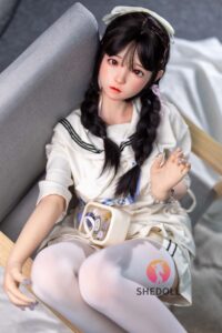 Luoxiaoyi – Silicone 148cm 58.27 D-CUP 34kg 74.96lbs Sex Doll Big Booty Anime Japanese Sex Doll SHE-S148-0002 20