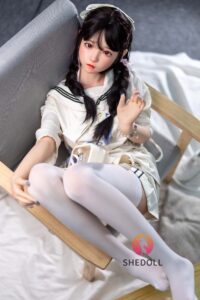 Luoxiaoyi – Silicone 148cm 58.27 D-CUP 34kg 74.96lbs Sex Doll Big Booty Anime Japanese Sex Doll SHE-S148-0002 21