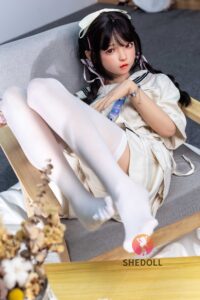 Luoxiaoyi – Silicone 148cm 58.27 D-CUP 34kg 74.96lbs Sex Doll Big Booty Anime Japanese Sex Doll SHE-S148-0002 24
