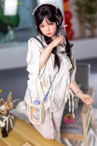 Luoxiaoyi – Silicone 148cm 58.27 D-CUP 34kg 74.96lbs Sex Doll Big Booty Anime Japanese Sex Doll SHE-S148-0002 5