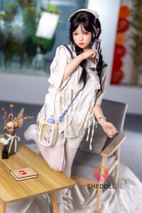 Luoxiaoyi – Silicone 148cm 58.27 D-CUP 34kg 74.96lbs Sex Doll Big Booty Anime Japanese Sex Doll SHE-S148-0002 6