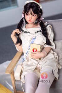 Luoxiaoyi – Silicone 148cm 58.27 D-CUP 34kg 74.96lbs Sex Doll Big Booty Anime Japanese Sex Doll SHE-S148-0002 8