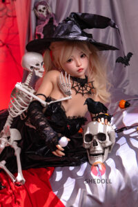Luoxiaoyi – Silicone 148cm 58.27 D-CUP 34kg 74.96lbs Sex Doll Big Booty Anime Japanese Sex Doll SHE-S148-0082 28