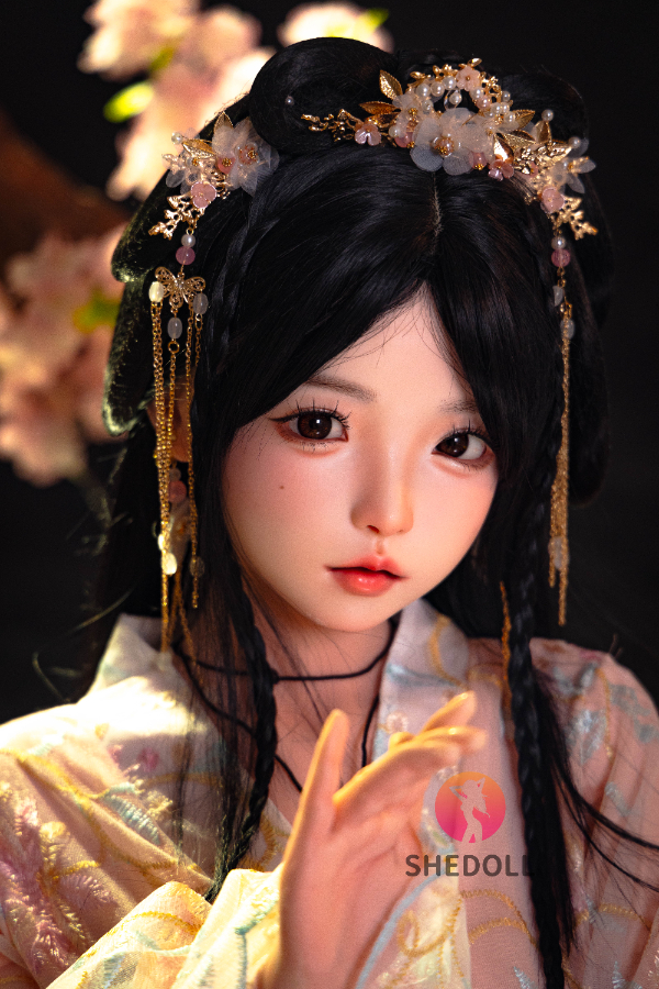 Luoxiaoyi - Silicone 148cm/58.27" D-CUP 34kg/74.96lbs Sex Doll