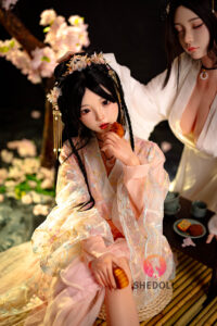 Luoxiaoyi – Silicone 148cm 58.27 D-CUP 34kg 74.96lbs Sex Doll Big Booty Cute Chinese Sex Doll SHE-S148-0059 9