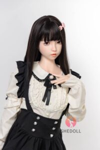 Luoxiaoyi – Silicone 152cm 59.84 A-CUP 36kg 79.37lbs Sex Doll Small Breast Anime Japanese Sex Doll SHE-S152-0158 12