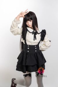 Luoxiaoyi – Silicone 152cm 59.84 A-CUP 36kg 79.37lbs Sex Doll Small Breast Anime Japanese Sex Doll SHE-S152-0158 13