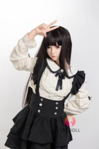 Luoxiaoyi – Silicone 152cm 59.84 A-CUP 36kg 79.37lbs Sex Doll Small Breast Anime Japanese Sex Doll SHE-S152-0158 14