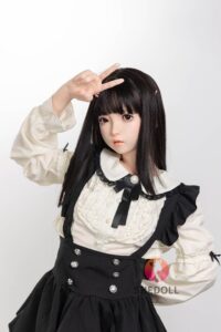 Luoxiaoyi – Silicone 152cm 59.84 A-CUP 36kg 79.37lbs Sex Doll Small Breast Anime Japanese Sex Doll SHE-S152-0158 15