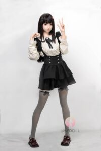 Luoxiaoyi – Silicone 152cm 59.84 A-CUP 36kg 79.37lbs Sex Doll Small Breast Anime Japanese Sex Doll SHE-S152-0158 2