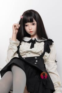 Luoxiaoyi – Silicone 152cm 59.84 A-CUP 36kg 79.37lbs Sex Doll Small Breast Anime Japanese Sex Doll SHE-S152-0158 3