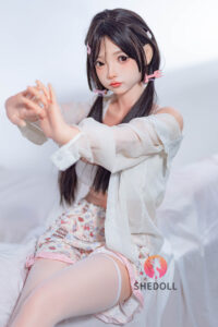 Luoyi – Silicone 148cm 58.27 D-CUP 34kg 74.96lbs Sex Doll Big Booty Anime Japanese Sex Doll SHE-S148-0036 15