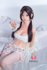 Luoyi – Silicone 148cm 58.27 D-CUP 34kg 74.96lbs Sex Doll Big Booty Anime Japanese Sex Doll SHE-S148-0036 17