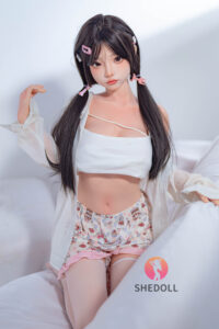 Luoyi – Silicone 148cm 58.27 D-CUP 34kg 74.96lbs Sex Doll Big Booty Anime Japanese Sex Doll SHE-S148-0036 2