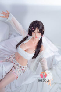 Luoyi – Silicone 148cm 58.27 D-CUP 34kg 74.96lbs Sex Doll Big Booty Anime Japanese Sex Doll SHE-S148-0036 25