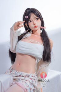 Luoyi – Silicone 148cm 58.27 D-CUP 34kg 74.96lbs Sex Doll Big Booty Anime Japanese Sex Doll SHE-S148-0036 29