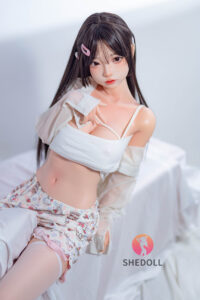 Luoyi – Silicone 148cm 58.27 D-CUP 34kg 74.96lbs Sex Doll Big Booty Anime Japanese Sex Doll SHE-S148-0036 33