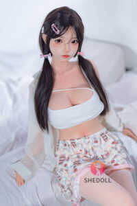 Luoyi – Silicone 148cm 58.27 D-CUP 34kg 74.96lbs Sex Doll Big Booty Anime Japanese Sex Doll SHE-S148-0036 7